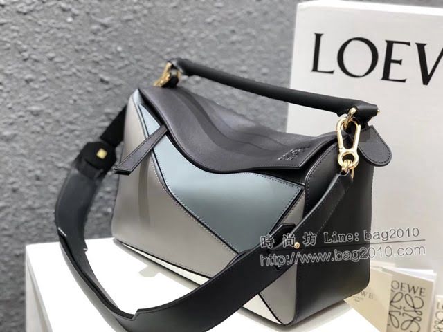 LOEWE包包 羅意威中號Puzzle拼接手提斜挎包 10171  tcl1119
